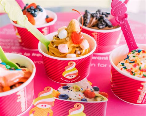 awesome! They have at least 10 different flavors at any given time. . Menchie s frozen yogurt